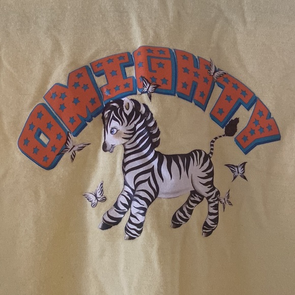 yellow zebra OMIGHTY tank top - Picture 4 of 5